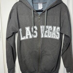 Gildan Charcoal Las Vegas Zip-Up Hoodie